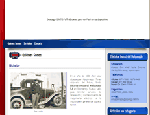 Tablet Screenshot of electricaindustrialmaldonado.com